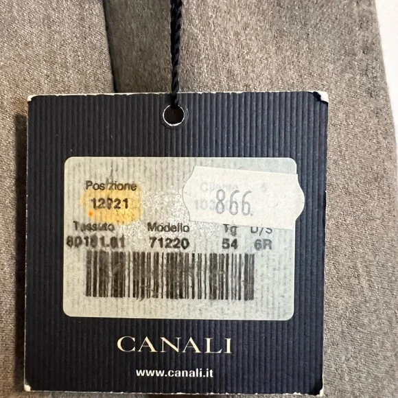 Canali Men's Tan Pants